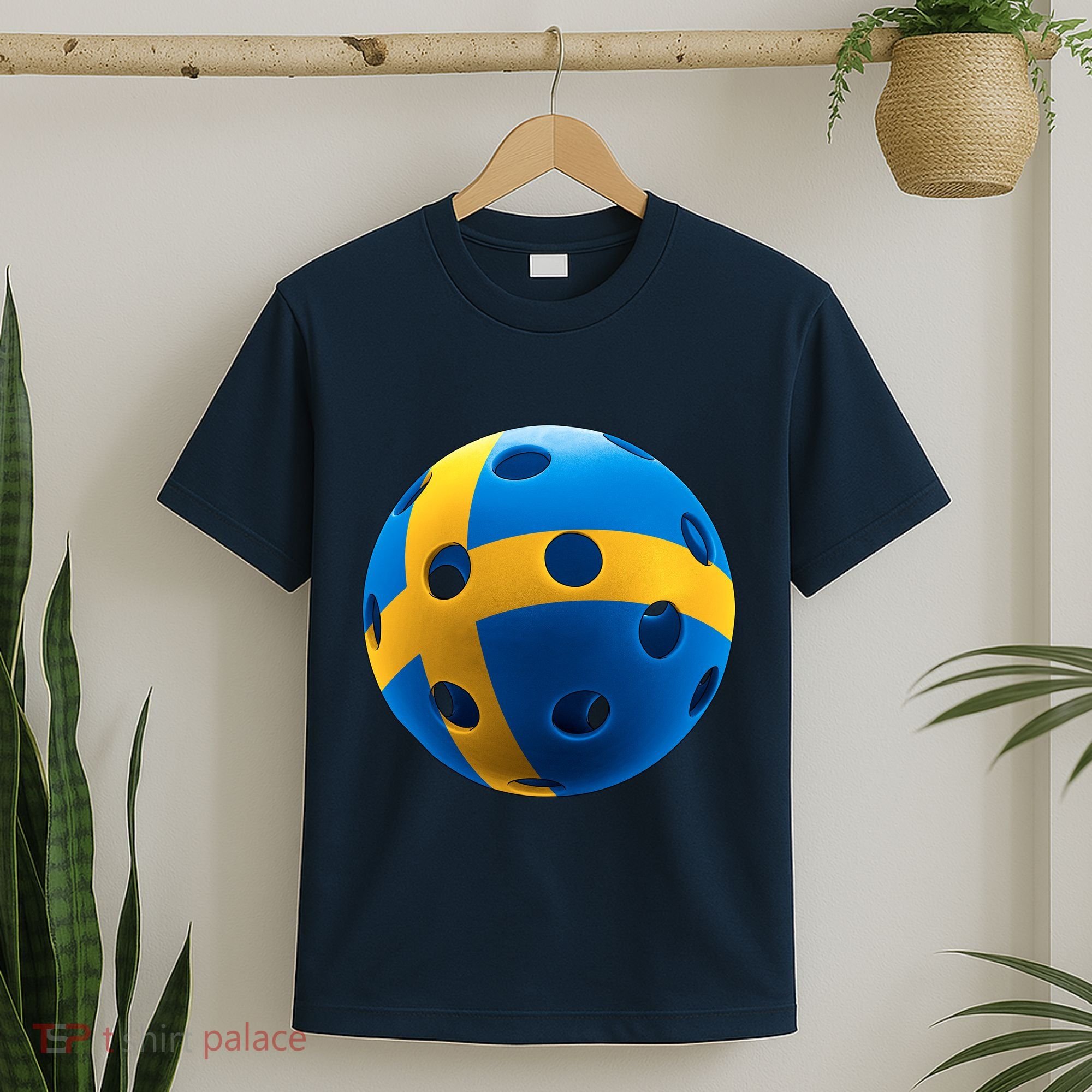 Swedish Flag Pickleball T-Shirt