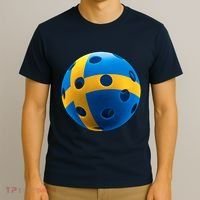 Swedish Flag Pickleball T-Shirt thumb 3