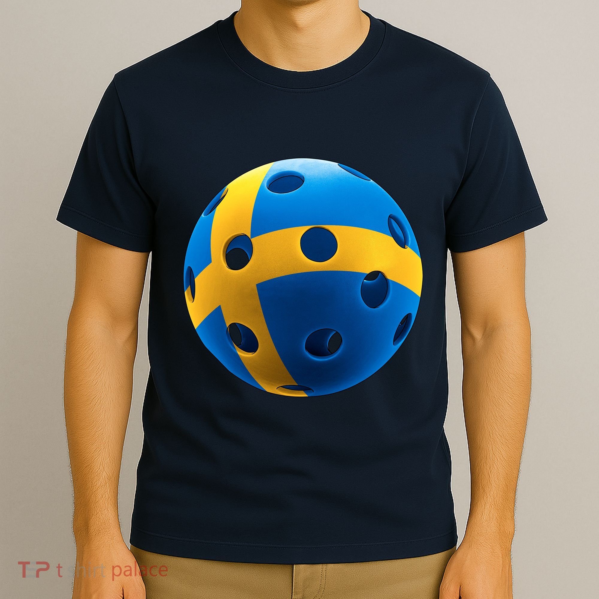 Swedish Flag Pickleball T-Shirt