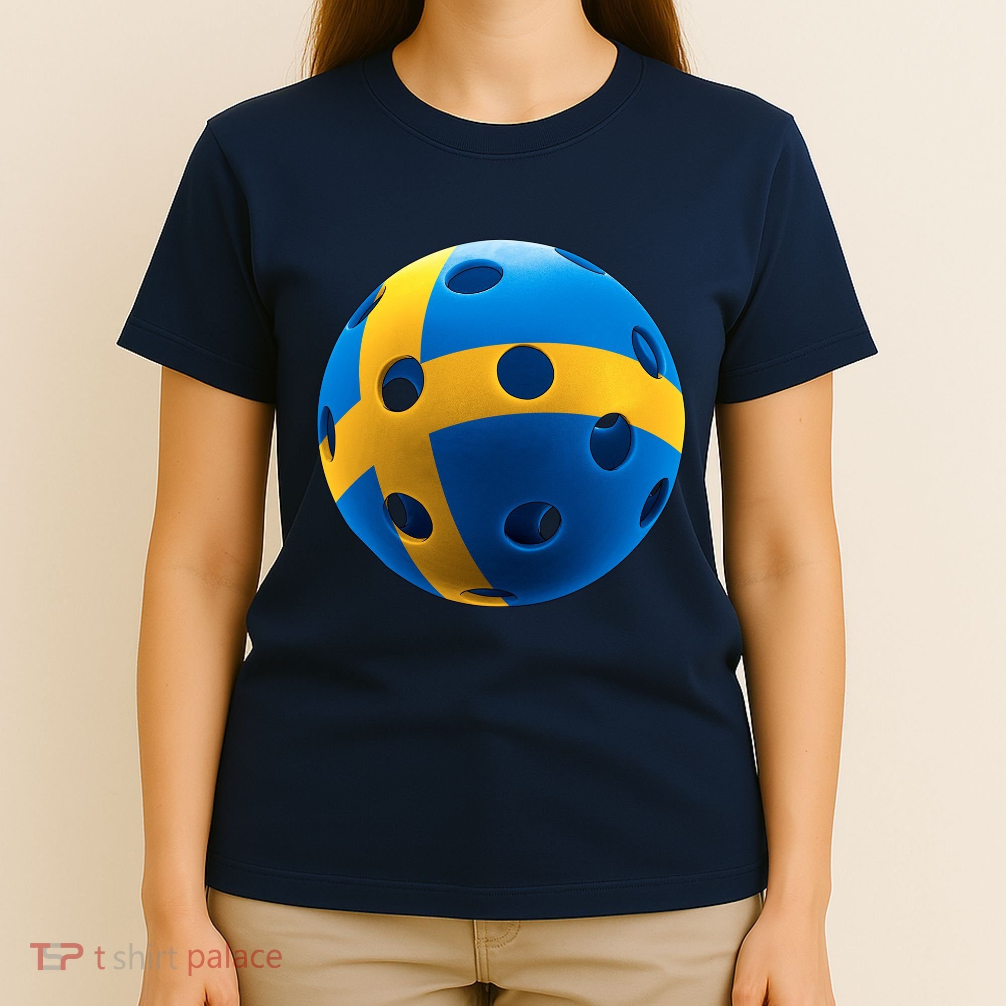 Swedish Flag Pickleball T-Shirt