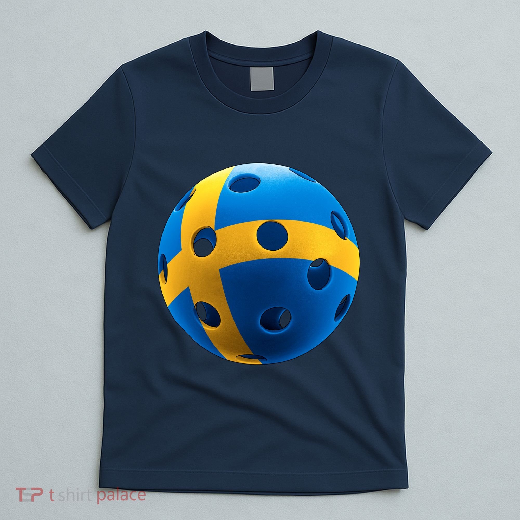 Swedish Flag Pickleball T-Shirt