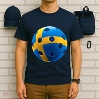 Swedish Flag Pickleball T-Shirt thumb 6