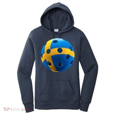 Swedish Flag Pickleball Women's Hoodie