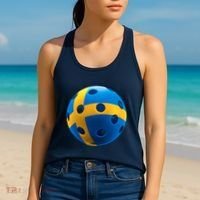 Swedish Flag Pickleball Women's Tank Top thumb 2
