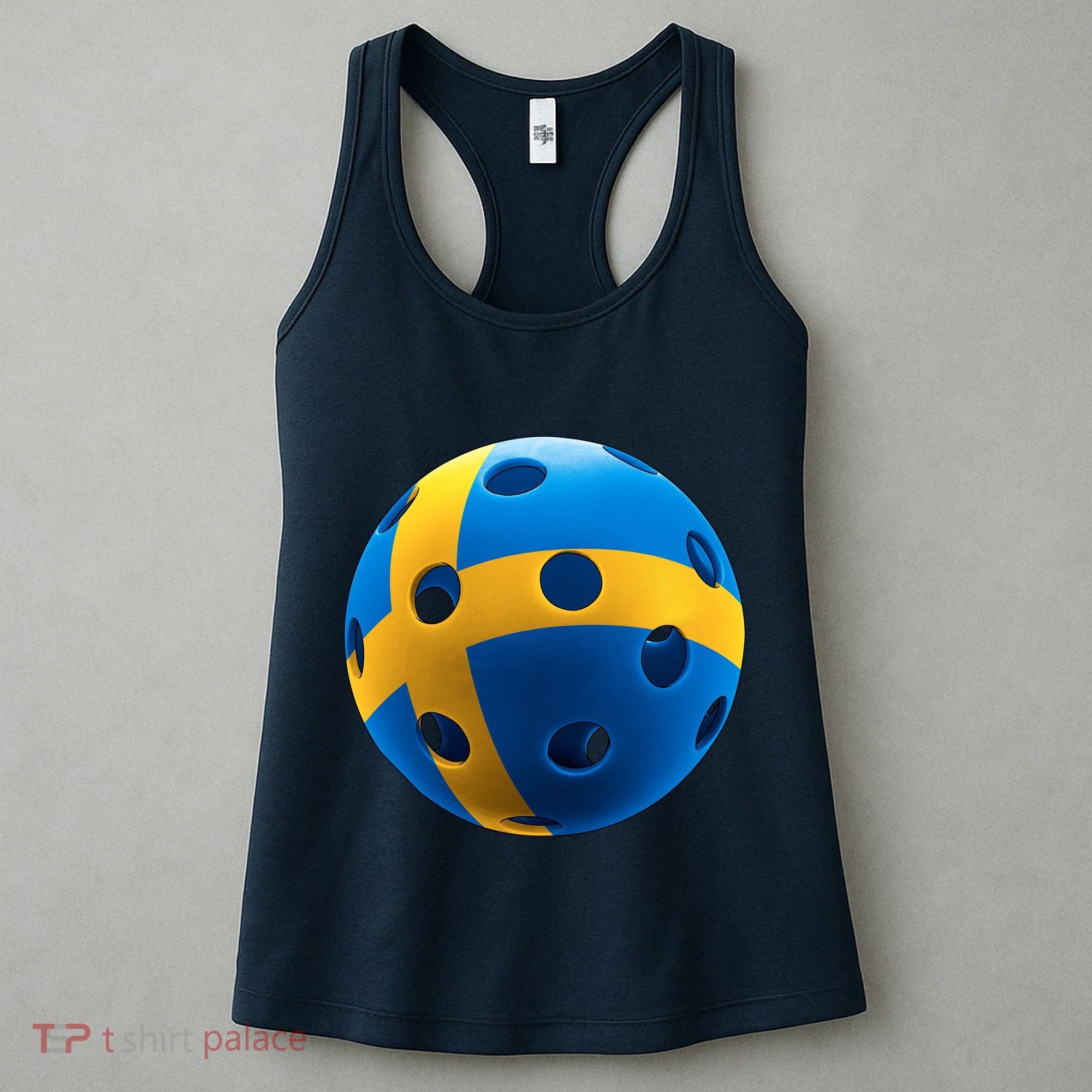Swedish Flag Pickleball Women's Tank Top