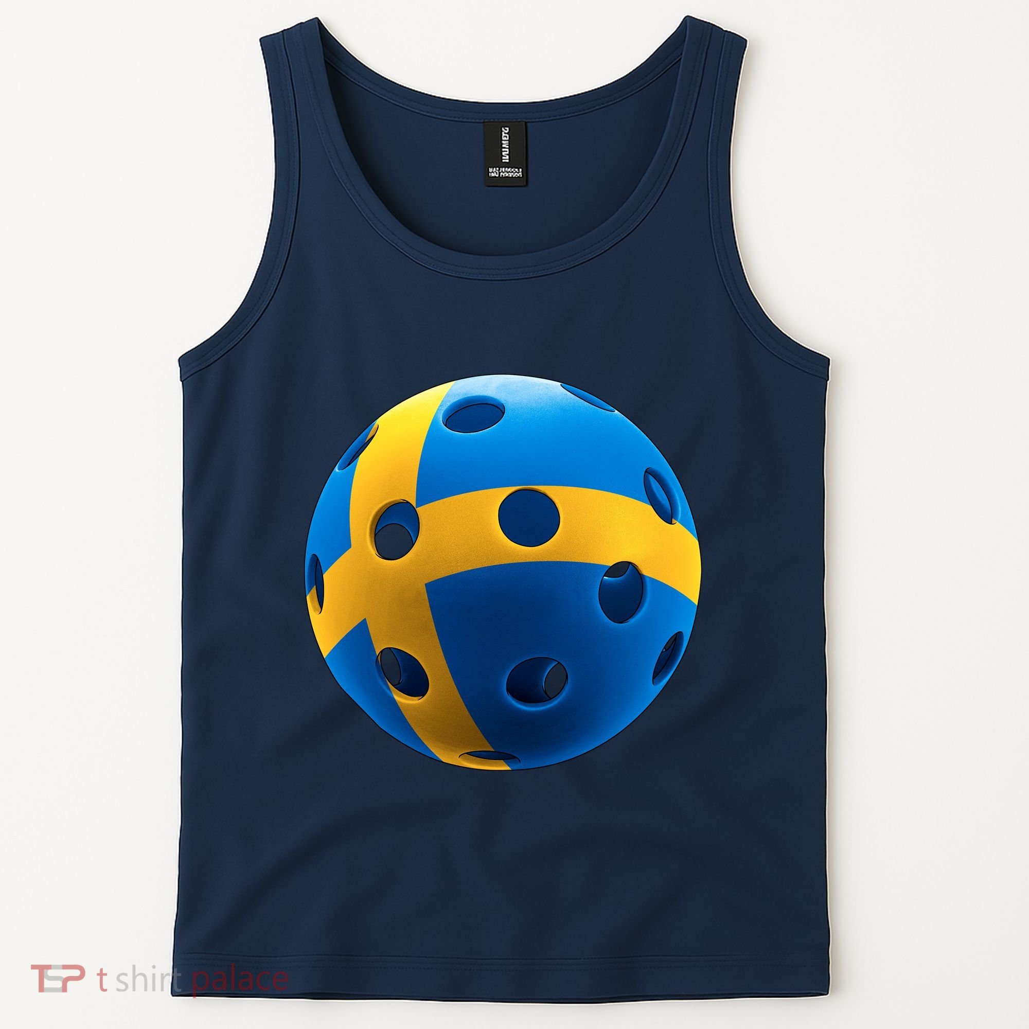 Swedish Flag Pickleball Tank Top