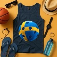 Swedish Flag Pickleball Tank Top thumb 4