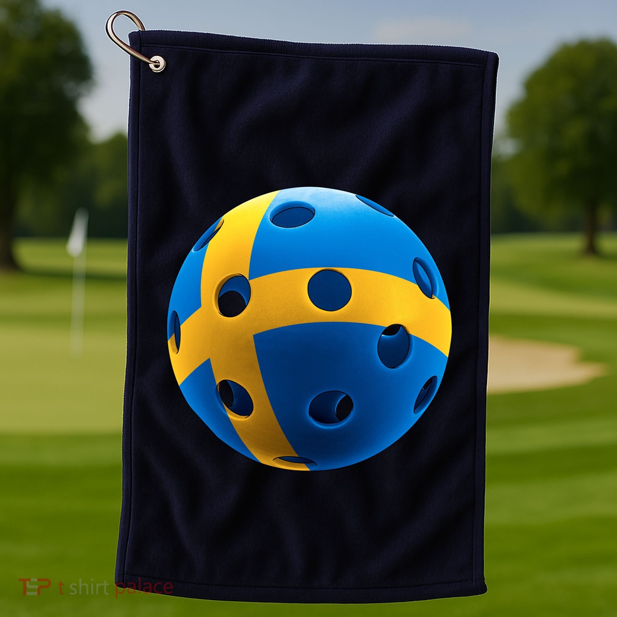 Swedish Flag Pickleball Golf Towel