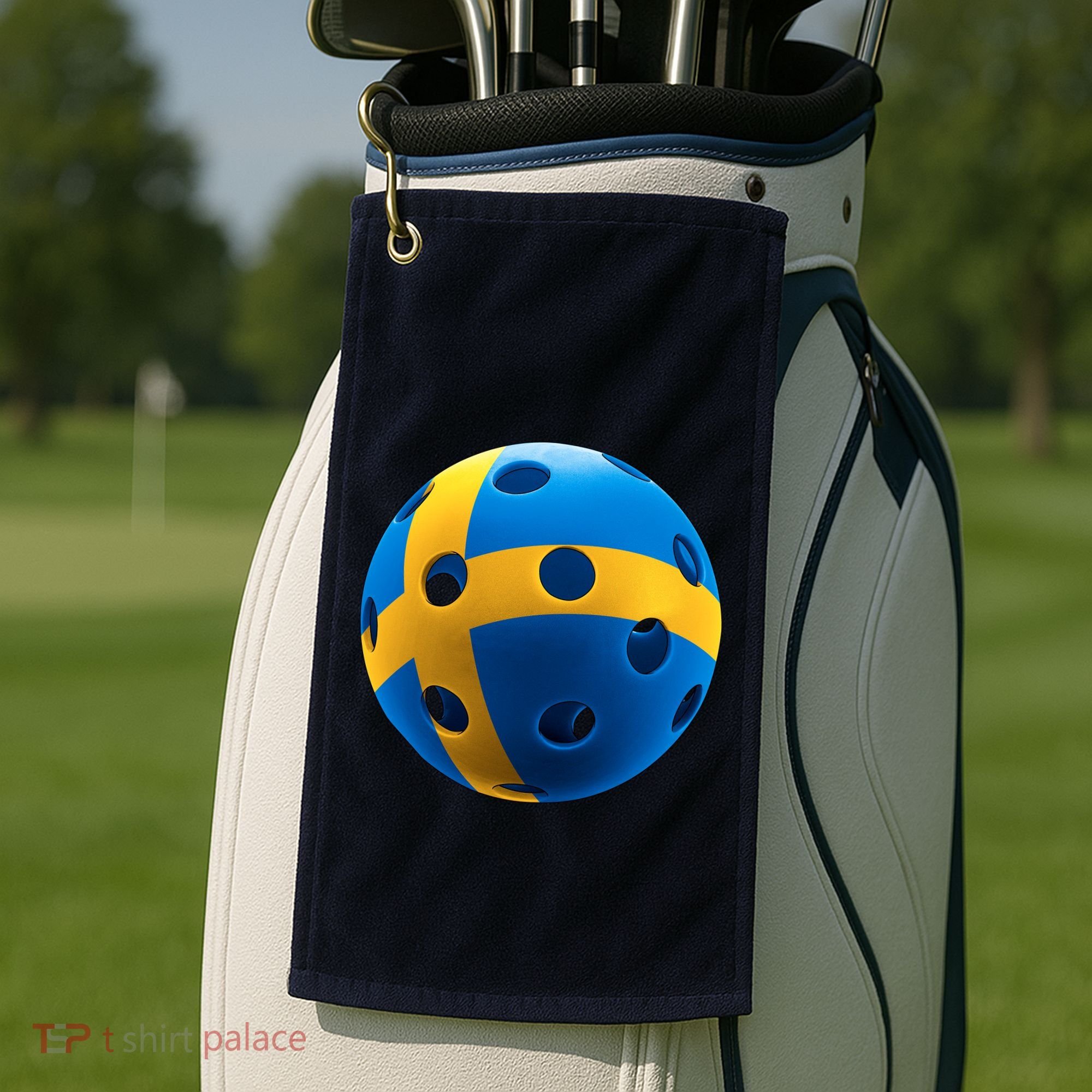 Swedish Flag Pickleball Golf Towel