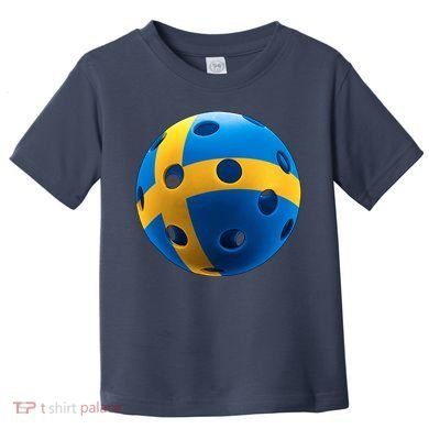 Swedish Flag Pickleball Toddler T-Shirt