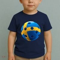 Swedish Flag Pickleball Toddler T-Shirt thumb 2