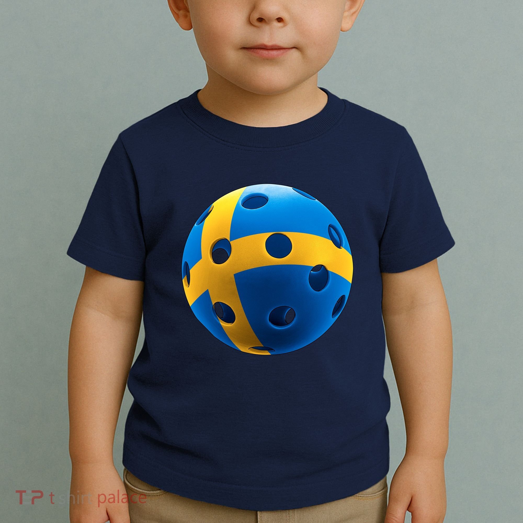 Swedish Flag Pickleball Toddler T-Shirt