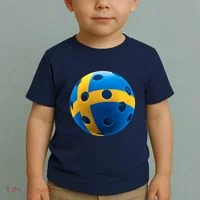 Swedish Flag Pickleball Toddler T-Shirt thumb 2