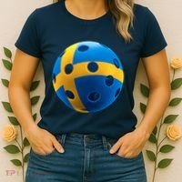 Swedish Flag Pickleball Women's T-Shirt thumb 2