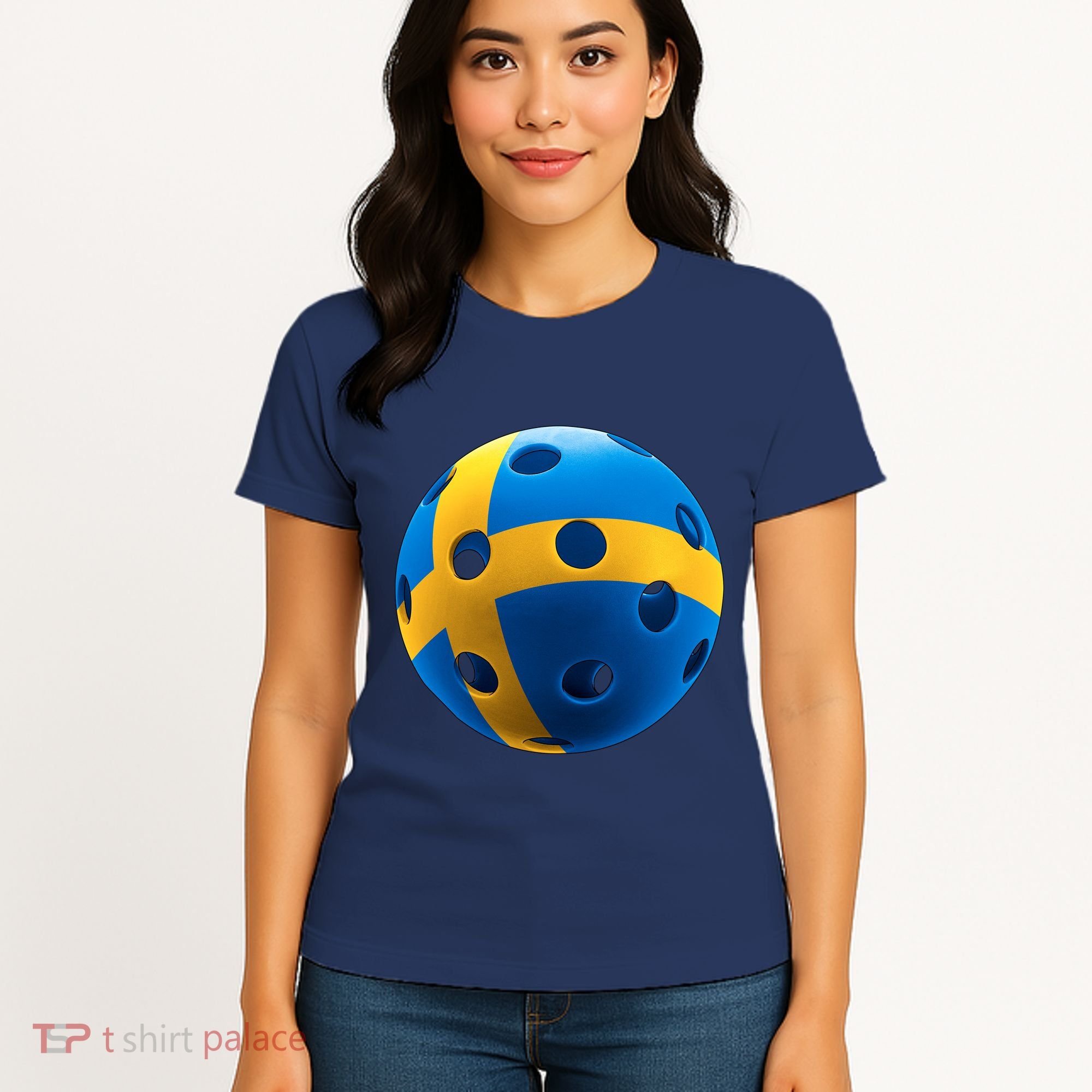 Swedish Flag Pickleball Women's T-Shirt
