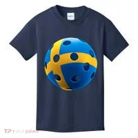 Swedish Flag Pickleball Kids T-Shirt thumb 0