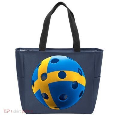 Swedish Flag Pickleball Tote Bag
