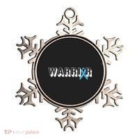Support Father Prostate Cancer Warrior Light Blue Ribbon Ornament thumb 0