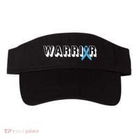 Support Father Prostate Cancer Warrior Light Blue Ribbon Visor thumb 0