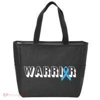 Support Father Prostate Cancer Warrior Light Blue Ribbon Tote Bag thumb 0