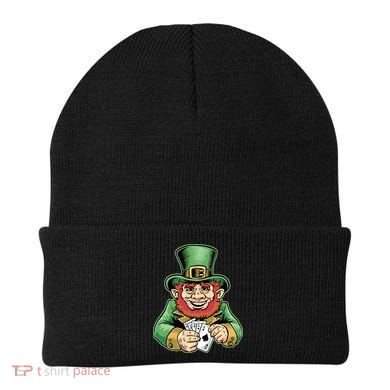 Straight Flush Poker Leprechaun Beanie