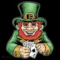 Straight Flush Poker Leprechaun Women's Tank Top thumb 5