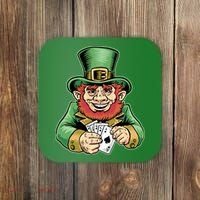 Straight Flush Poker Leprechaun Coaster thumb 0