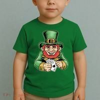 Straight Flush Poker Leprechaun Toddler T-Shirt thumb 2