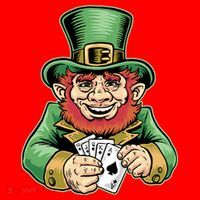 Straight Flush Poker Leprechaun Santa Hat thumb 1