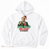 SantaS Favorite President Funny Santa Trump 2024 Christmas Hoodie thumb 0