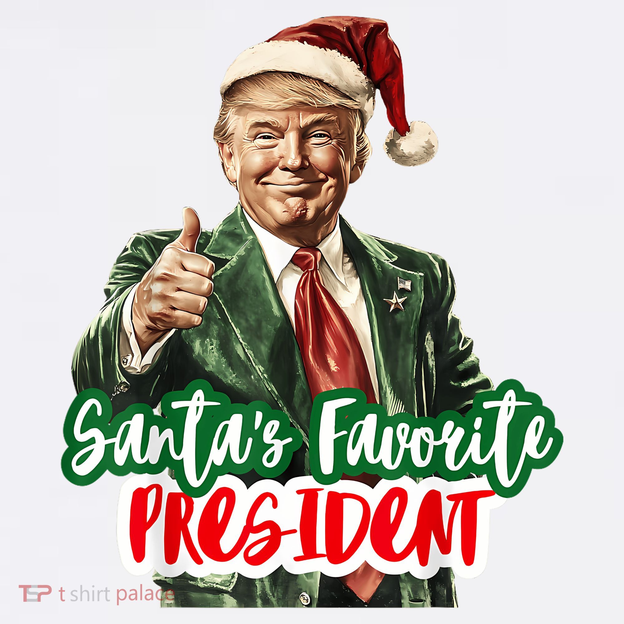 SantaS Favorite President Funny Santa Trump 2024 Christmas Long Sleeve Shirt