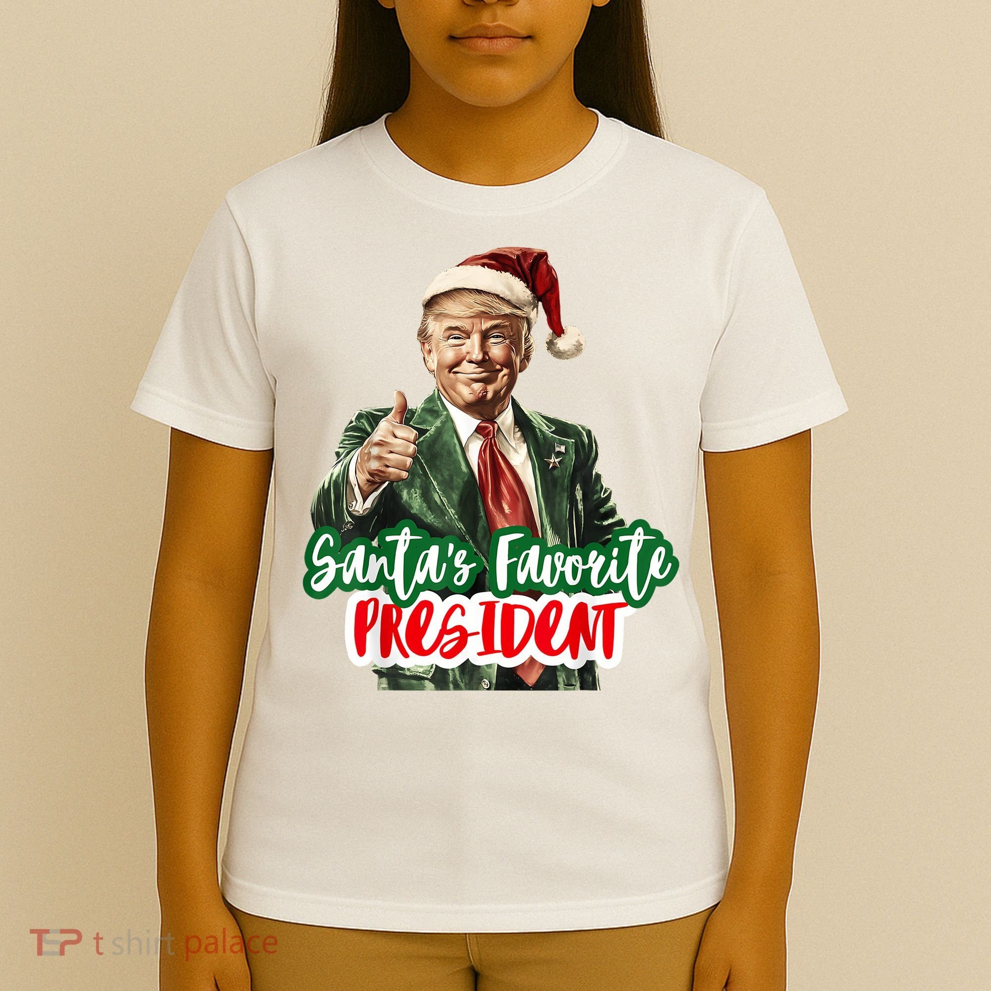 SantaS Favorite President Funny Santa Trump 2024 Christmas T-Shirt