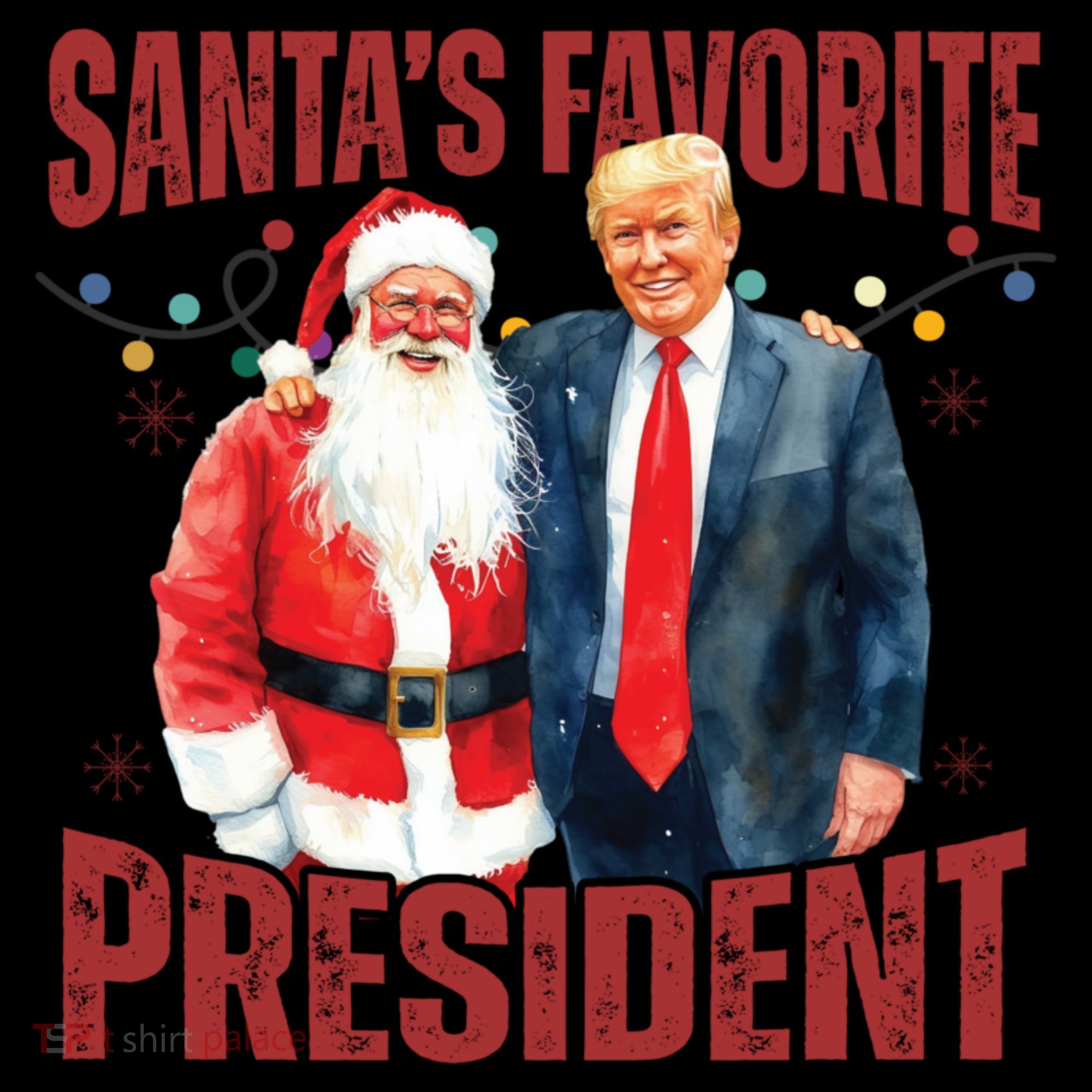 SantaS Favorite President Trump Christmas Santa Hat Coffee Mug