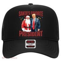 SantaS Favorite President Trump Christmas Santa Hat Hat thumb 0