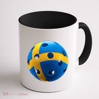 Swedish Flag Pickleball Coffee Mug thumb 1