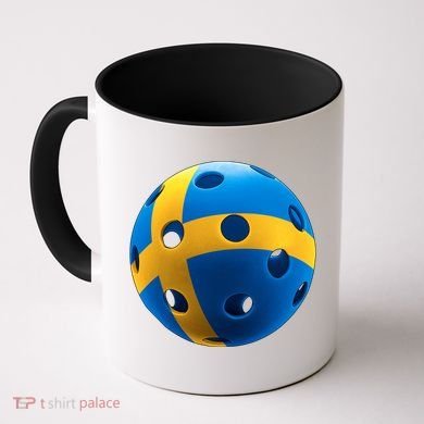 Swedish Flag Pickleball Coffee Mug