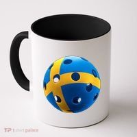 Swedish Flag Pickleball Coffee Mug thumb 0
