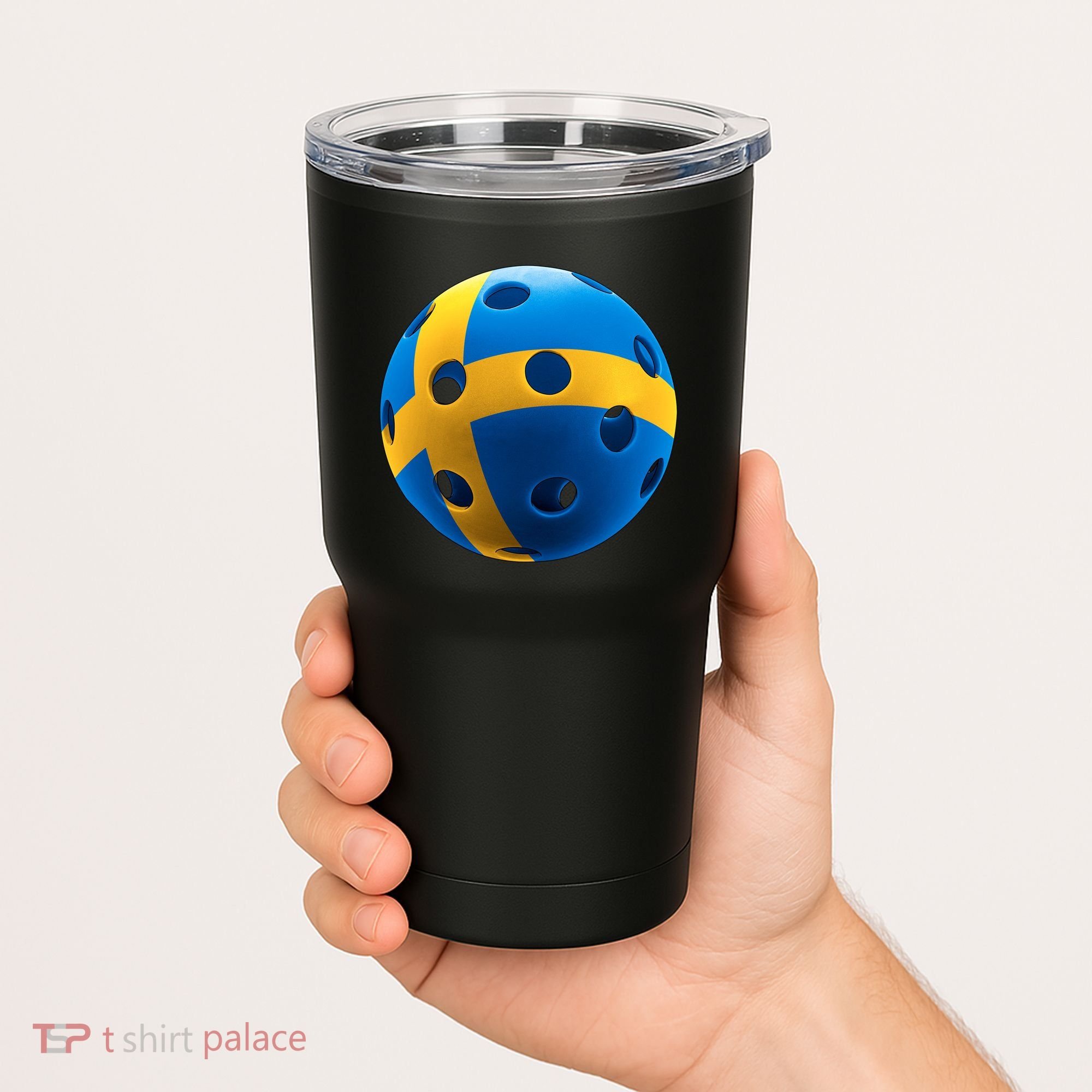 Swedish Flag Pickleball Tumbler