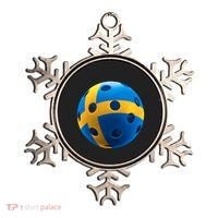 Swedish Flag Pickleball Ornament thumb 0
