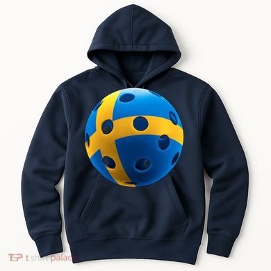 Swedish Flag Pickleball Hoodie