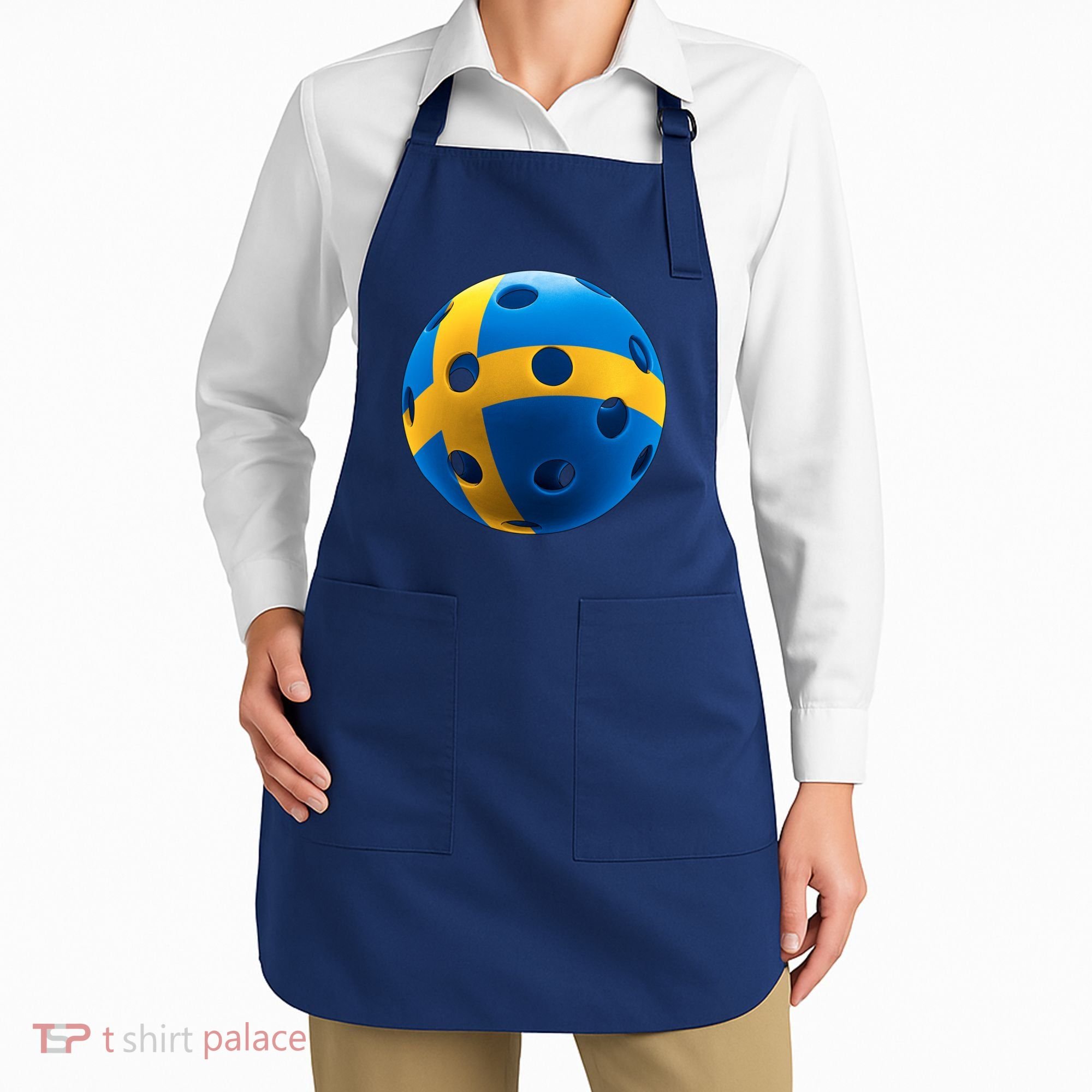Swedish Flag Pickleball Apron