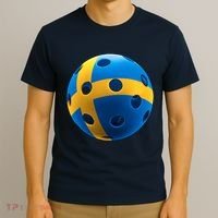 Swedish Flag Pickleball T-Shirt thumb 3