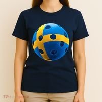 Swedish Flag Pickleball T-Shirt thumb 4