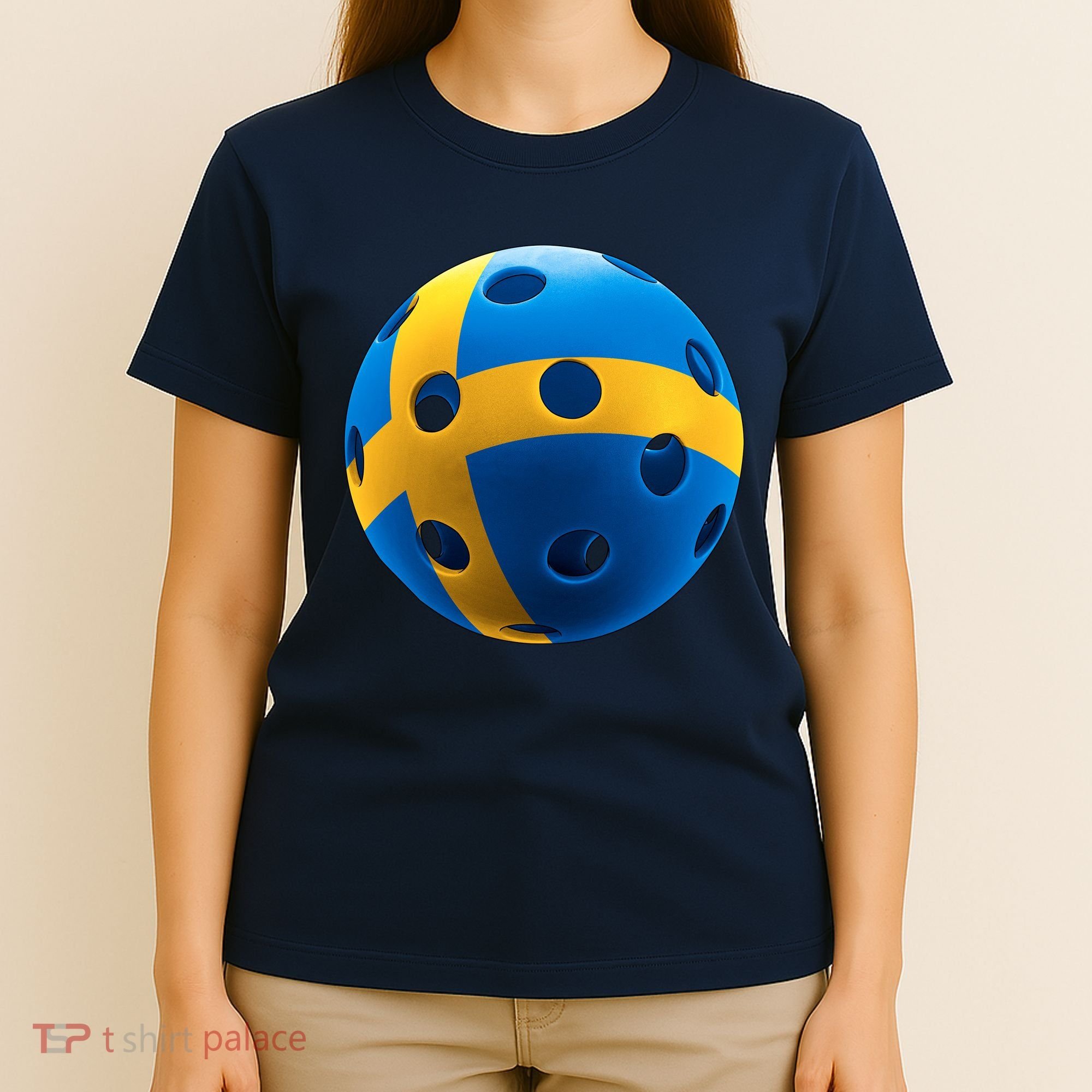 Swedish Flag Pickleball T-Shirt