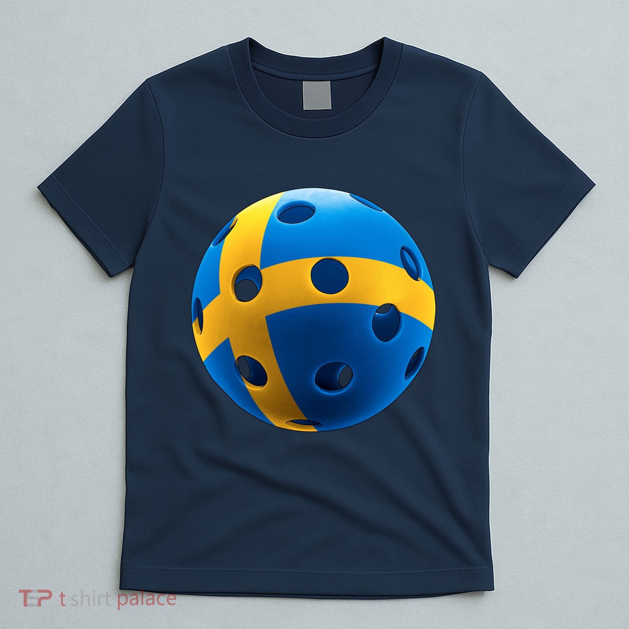 Swedish Flag Pickleball T-Shirt