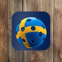 Swedish Flag Pickleball Coaster thumb 0