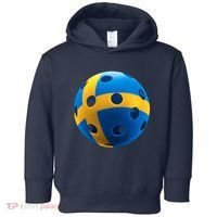 Swedish Flag Pickleball Toddler Hoodie thumb 0