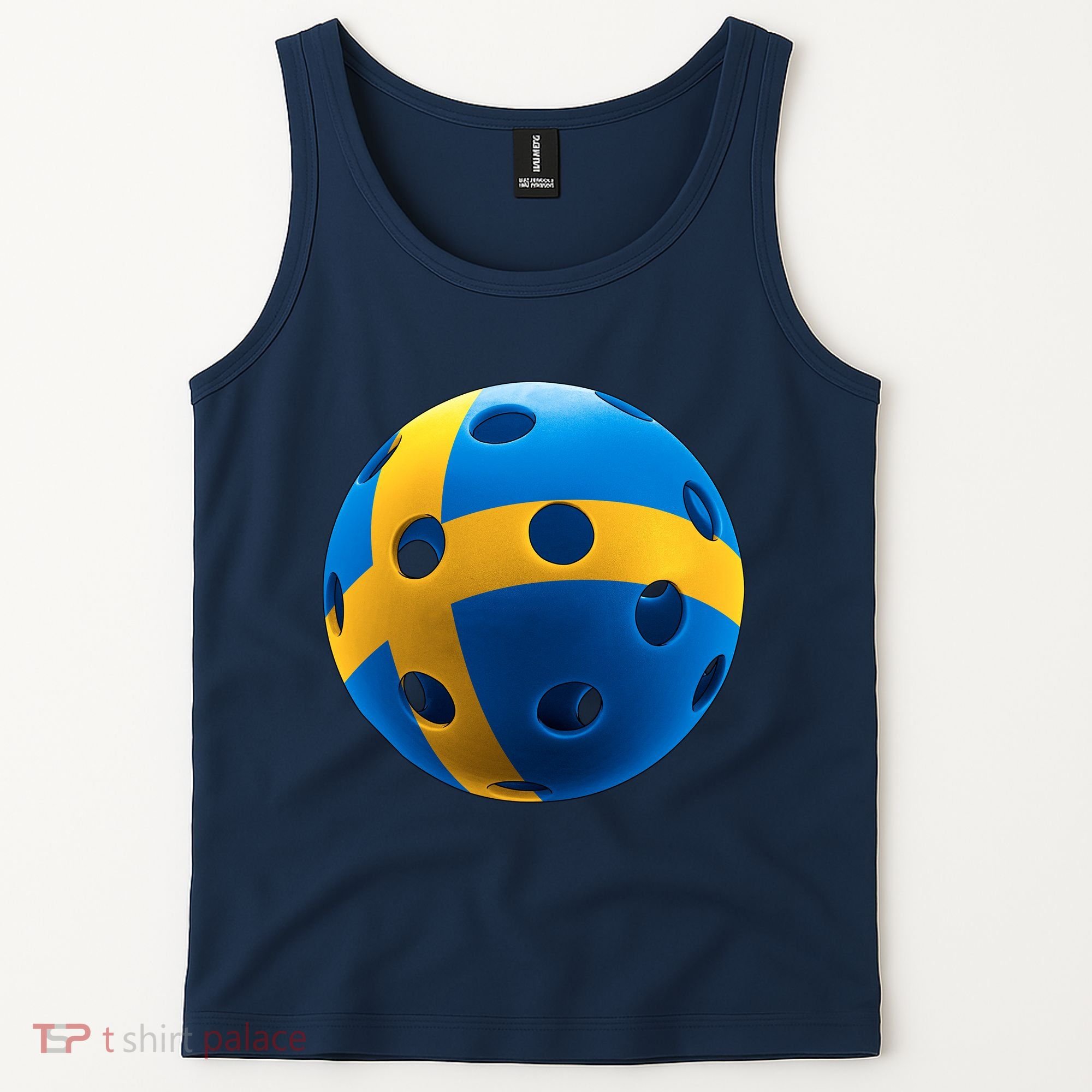 Swedish Flag Pickleball Tank Top