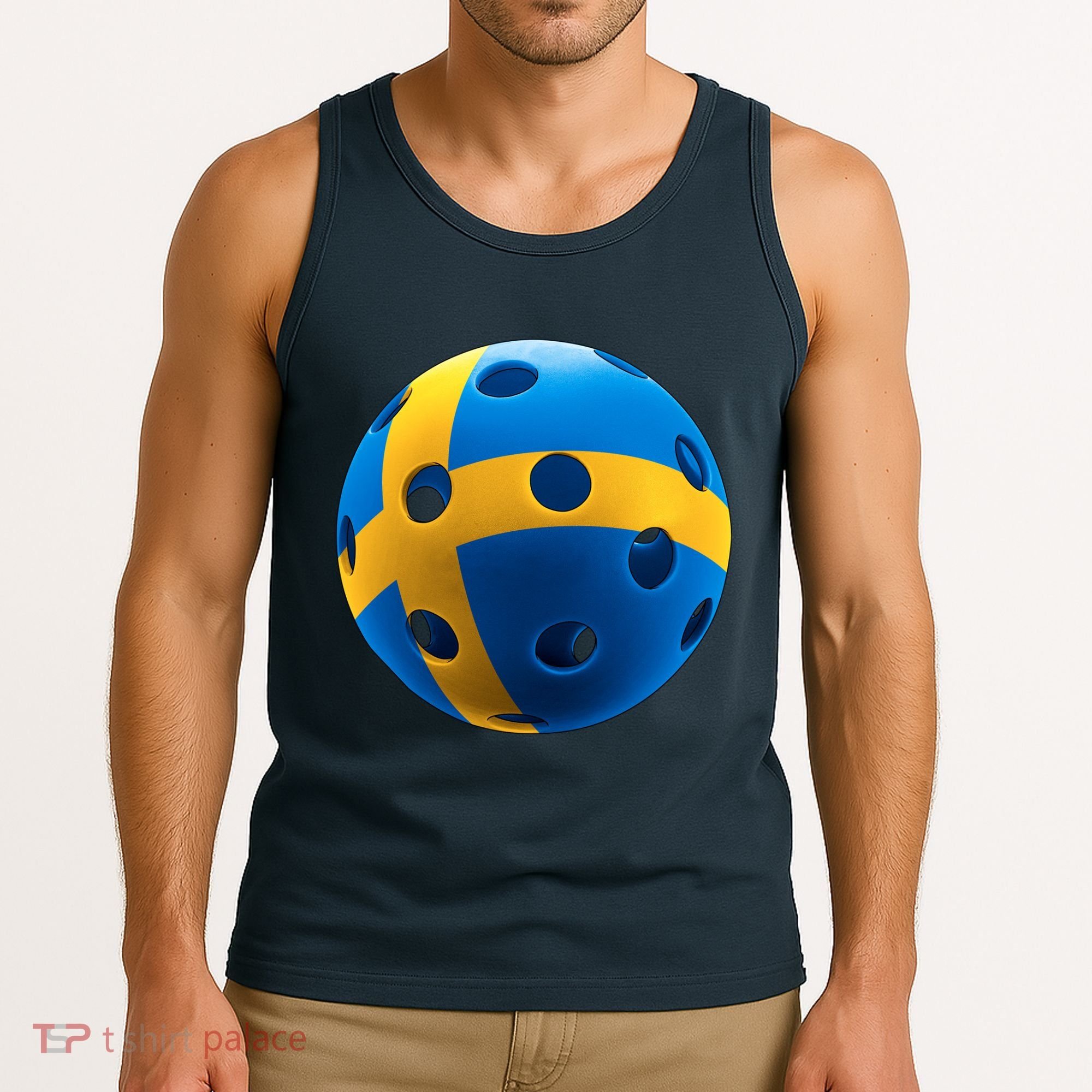 Swedish Flag Pickleball Tank Top