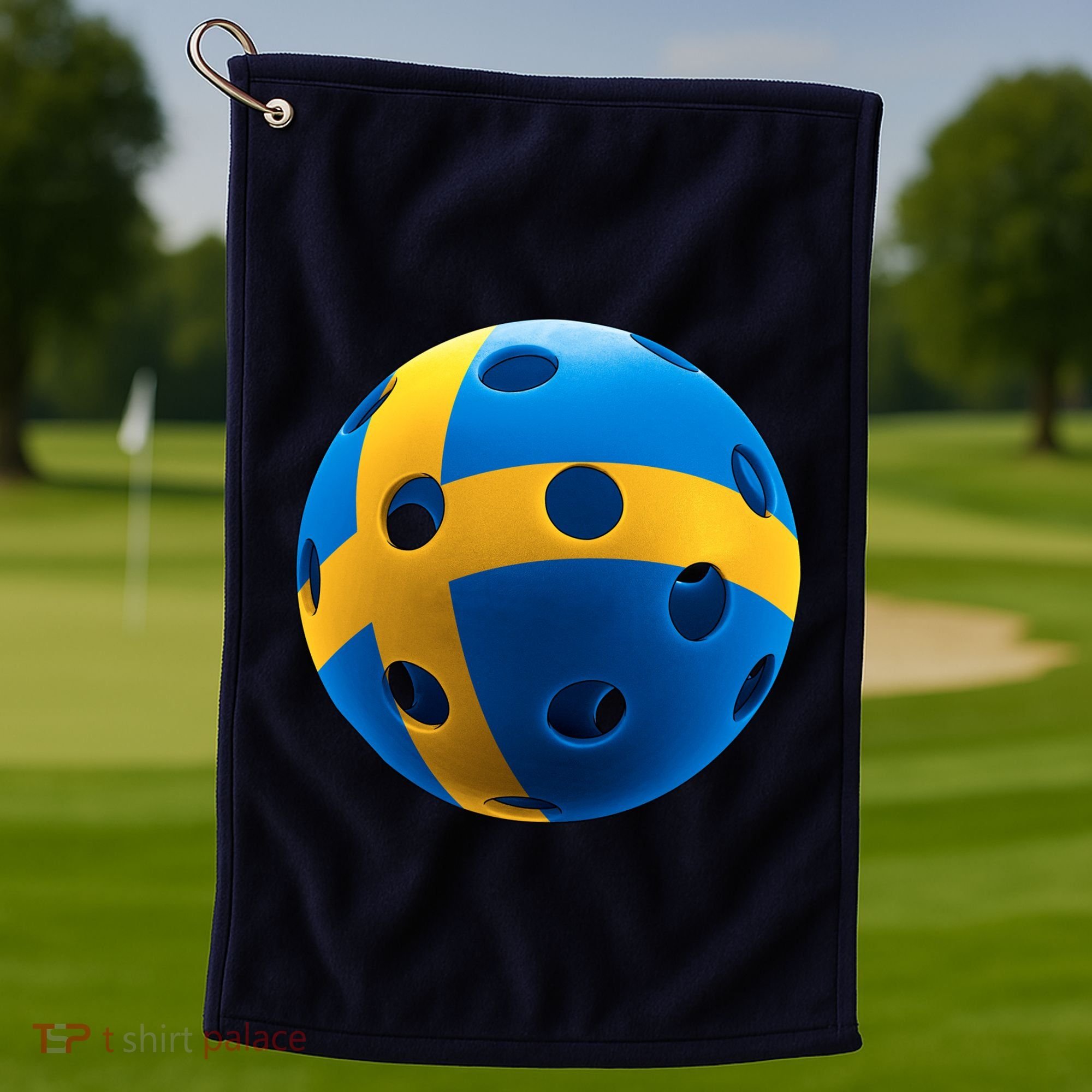Swedish Flag Pickleball Golf Towel